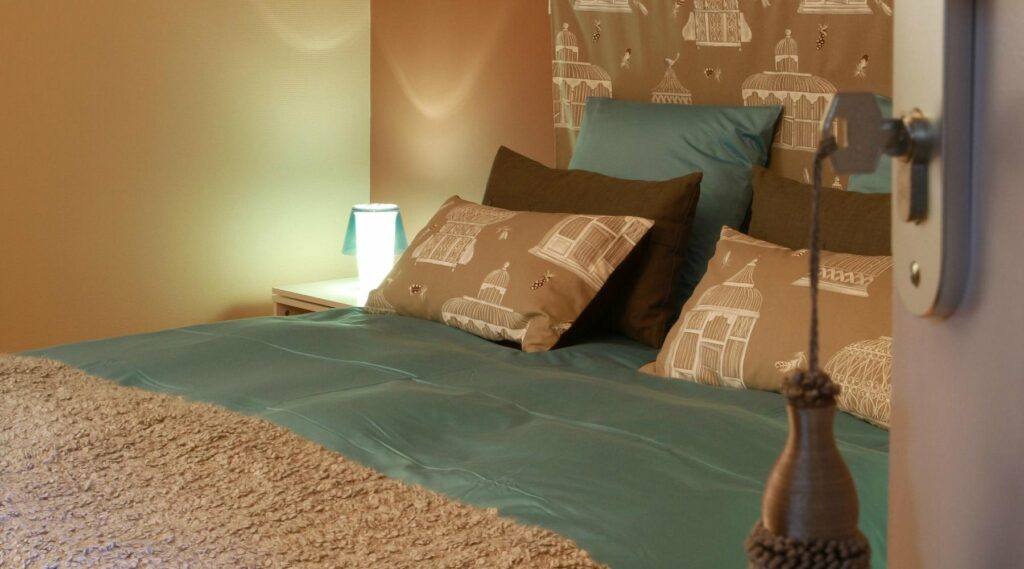 chambre bleue