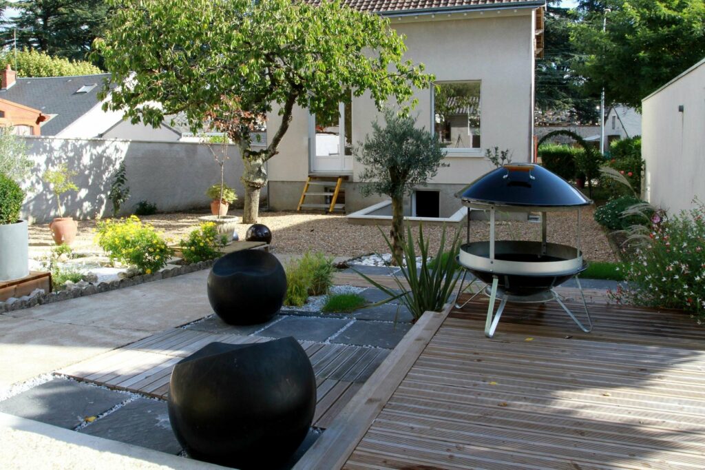 jardin la maison de L'arrou